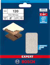 Brusná mřížka EXPERT M480, 115 × 107 mm, G 120, 10 ks