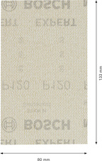 Brusná mřížka EXPERT M480, 115 × 107 mm, G 120, 10 ks