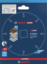 Karbidový řezací kotouč EXPERT Multi Material, 125 × 22,23 mm, X-Lock