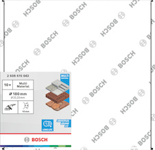 Diamantový řezací kotouč Multi Material, 180 x 22,23 x 7 mm, 10 ks