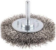 Drátěný kartáč PRO Stainless Steel clean, rovná stopka, 70 × 0,3 mm