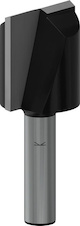Drážkovací fréza PRO, dva břity, Ø 22 × D 24,6, stopka 8 mm