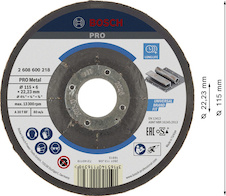 Hrubovací kotouč PRO Metal, 115 × 6 × 22,23 mm, oSa