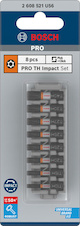 Bity PRO TH Impact, T10H, T15H, T20H, T25H (2×), T27H, T30H, T40H, 25 mm, 8 kusů