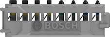 Sada šroubovacích bitů PRO Impact, PH1; PH2; PZ1; PZ2; T15; T20; T25; T30, 25 mm, 8 ks
