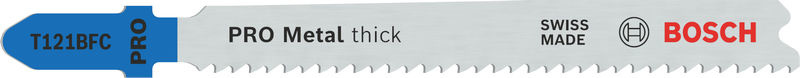Pilový plátek PRO Metal thick T121BFC pro přímočaré pily, 92 mm, 2 ks
