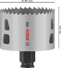 Děrovka PRO Multi Material PC Plus, 68 mm, 16 ks