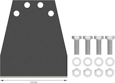 Náhradní sada k podlahové škrabce PRO SDS max, 152 mm