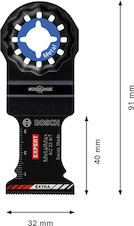 Ponorný pilový list EXPERT AIZ 32 AIT MetalMax, 32 × 40 mm, 5 ks