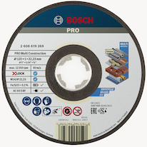 Řezací kotouč PRO Multi Material X-Lock, 125 × 1 × 22,23 mm