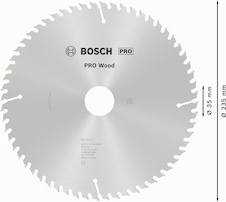 Pilový kotouč PRO Wood pro okružní pilu, 235 × 2,5 × 35 mm
