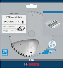 Pilový kotouč PRO Aluminium cordless pro akumulátorovou okružní pilu, 136 × 1,6 × 15,875 mm