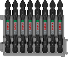 Oboustranný bit PRO Impact pro Pick and Click, PZ2, 65 mm, 8 ks