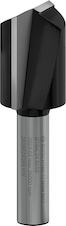 Drážkovací fréza PRO, dva břity, Ø 18 × D 24,6, stopka 8 mm
