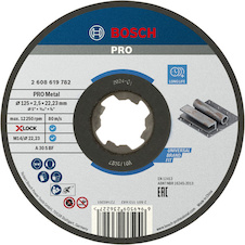 Řezací kotouč PRO Metal, 125 × 2,5 × 22,23 mm, X-Lock, rovný