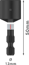 Nástrčný klíč PRO Nutsetter Impact, 13 × 50 mm