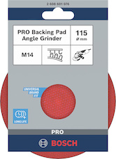 Podložný talíř PRO Backing Pad, 115 mm, M14, s upínacím systémem se suchým zipem