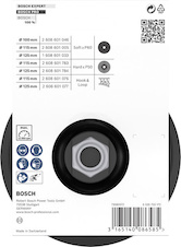 Podložný talíř PRO Backing Pad, 115 mm, M14, s upínacím systémem se suchým zipem