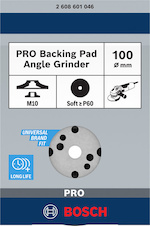 Podložný talíř PRO Backing Pad Soft, 100 mm, s upínací maticí, M10