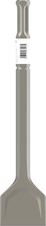 Lopatkový sekáč PRO HEX 22-5C 80 × 400 mm