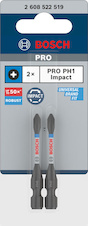Bit PRO Phillips Impact, PH1, 55 mm, 2 ks