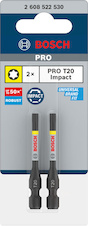 Bit PRO Torx Impact, T20, 55 mm, 2 ks
