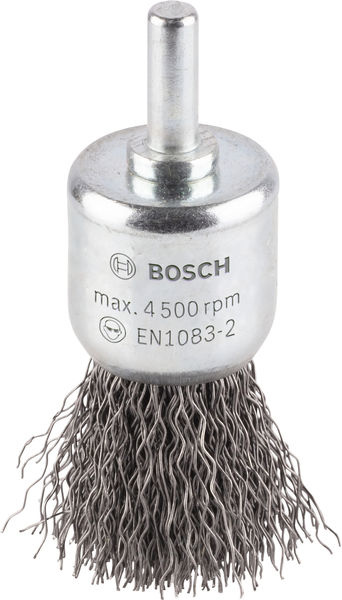 Štětcový kartáč PRO Metal clean, rovná stopka, 25 × 0,3 mm