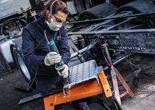 Sada brusných tělísek PRO Steel, 25 × 24; 15 × 30; 15 × 30; 25 × 25; 20 × 25 mm, G60; G60; G60; G60; G60, 5 ks