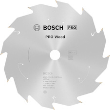 Pilový kotouč PRO Wood cordless pro akumulátorovou okružní pilu, 165 × 1,5 × 15,875 mm, T12
