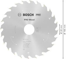 Pilový kotouč PRO Wood cordless pro akumulátorovou okružní pilu, 165 × 1,5 × 30 mm, T24