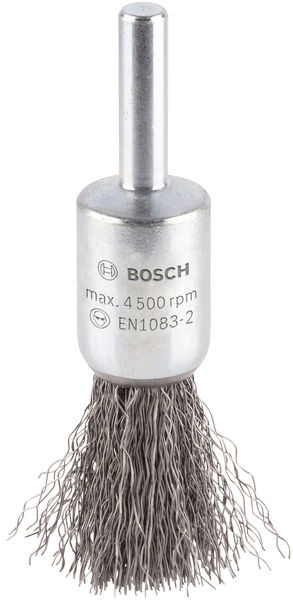 Štětcový kartáč PRO Metal clean, rovná stopka, 15 × 0,2 mm
