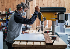 Sukovník na závěsy EXPERT Laminated Wood, 36 × 60 × 90 mm