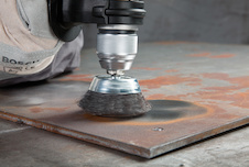 Hrncový kartáč PRO Metal clean, rovná stopka, 50 × 0,3 mm