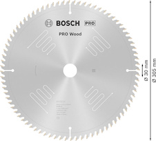 Pilový kotouč PRO Wood pro okružní pilu, 305 × 3,2 × 30 mm, T80