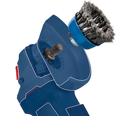 Zkosený kartáč PRO Metal heavy, 100 × 0,5 mm, závit