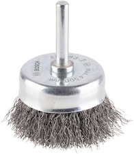 Hrncový kartáč PRO Metal clean, rovná stopka, 50 × 0,2 mm
