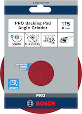 Podložný talíř PRO Backing Pad, X-Lock, 115 mm, s upínacím systémem se suchým zipem