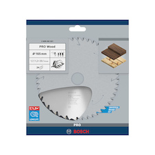Pilový kotouč PRO Wood pro okružní pilu, 165 × 1,7 × 20 mm, T24