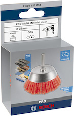 Hrncový kartáč PRO Multi Material clean, 75 × 1 mm, rovná stopka