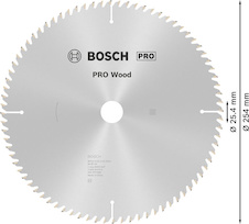 Pilový kotouč PRO Wood pro okružní pilu, 254 × 3 × 25,4 mm