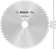 Pilový kotouč PRO Wood cordless pro akumulátorovou okružní pilu, 216 × 1,7 × 30 mm, T48