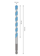 Vrták EXPERT HEX-9 Multi Construction, 8 × 90 × 150 mm