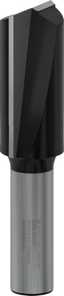 Drážkovací fréza PRO, dva břity, Ø 20 × D 40, stopka 12 mm