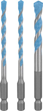 Sada vrtáků EXPERT HEX-9 Multi Construction, 5 × 60 × 100; 6 × 60 × 100; 8 × 50 × 100 mm, 3 ks