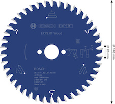 Pilový kotouč EXPERT Wood, 140 × 1,8/1,3 × 20 mm, T42