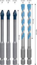 Sada EXPERT HEX-9 Hard Ceramic a HEX-9 Multi Construction, 5 ks