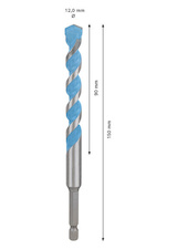 Vrták EXPERT HEX-9 Multi Construction, 12 × 90 × 150 mm