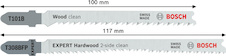 Pilové plátky pro přímočaré pily T101B a EXPERT Hardwood 2-side clean T308BFP, 26 ks