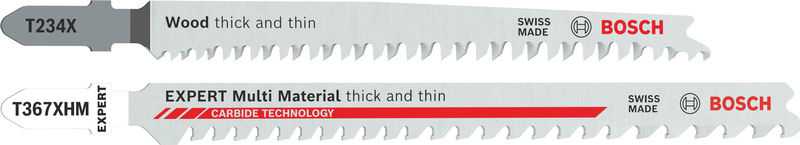 Pilové plátky pro přímočaré pily T234X a EXPERT Multi Material thick and thin T367XHM, 26 ks