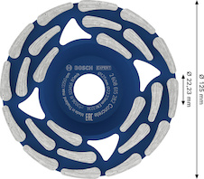 Diamantová brusná hlava EXPERT Concrete 125 × 22,23 × 5 mm